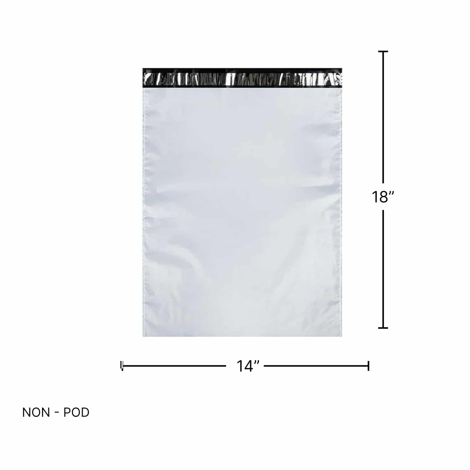 14x18 inches Secure Temper Proof Courier Bag Without POD