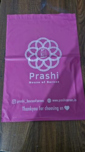 Custom Printed Pink Courier Bags – 60 micron photo review