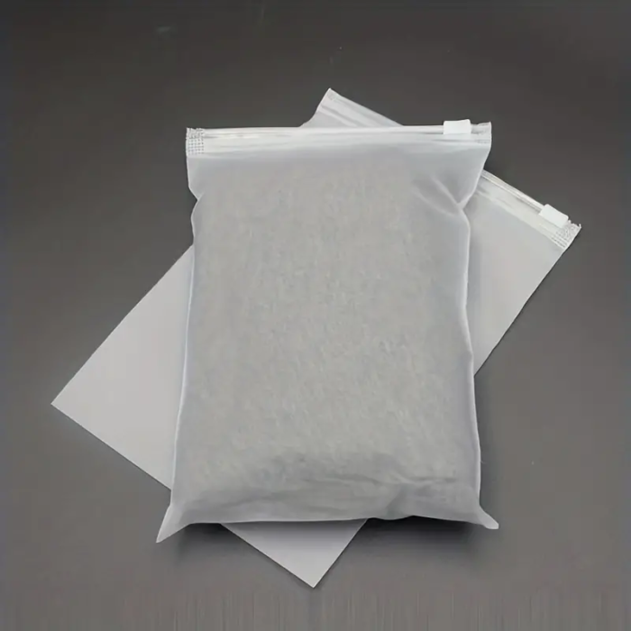 12 x 16 inch Plain Frosted Zipper Bags