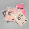 Custom Printed Frosted Slider Zipper Lock Bags